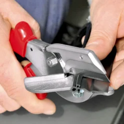 Knipex Geringsax i specialverktygsstål, för plast- & gummiprofiler