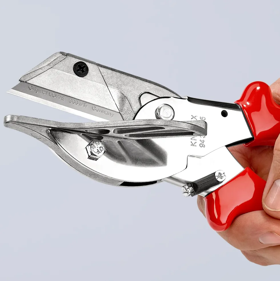 Knipex Geringsax i specialverktygsstål, för plast- & gummiprofiler