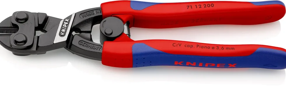 Knipex Kraftavbitare 7112200 200mm 2K, med fjäder