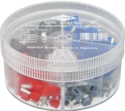 Knipex Ändhylssortiment Twin isolerade, 0,75-2,50mm², 200 delar, 9799908
