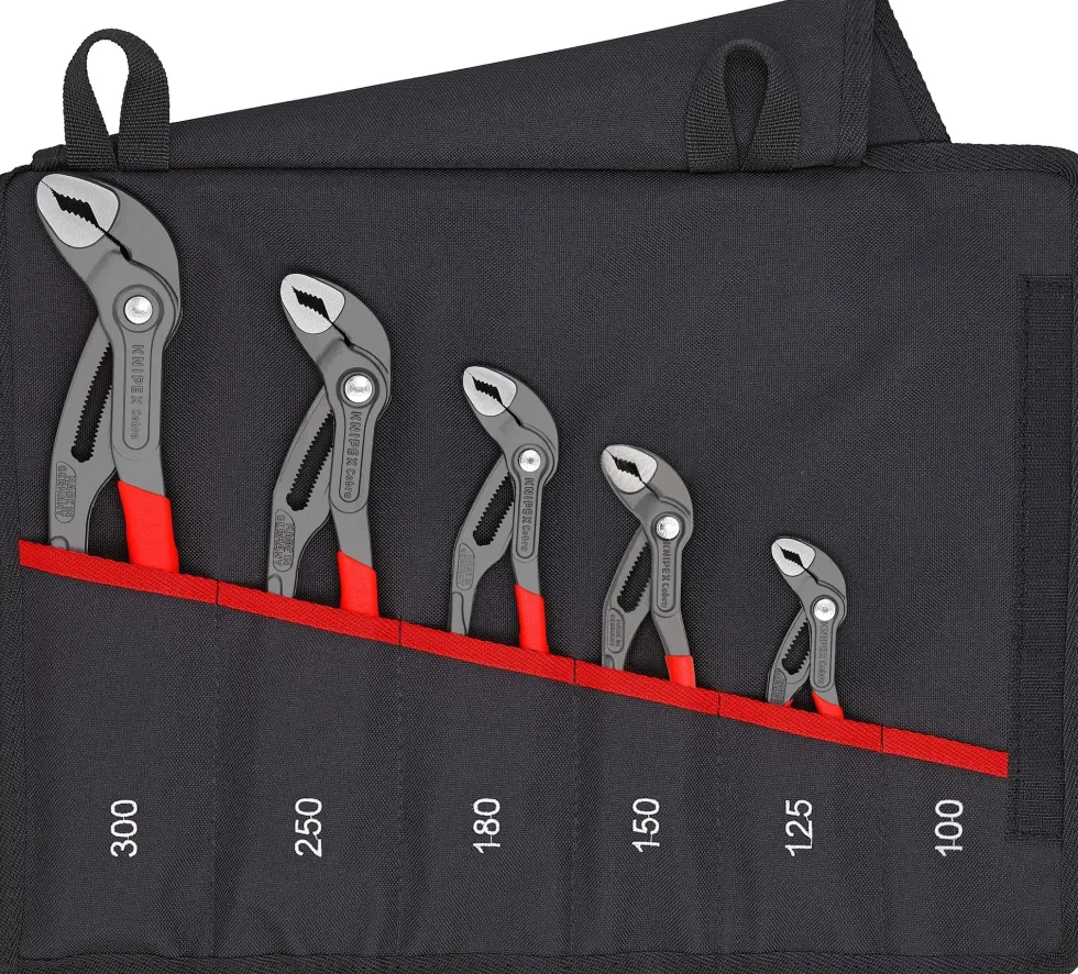 Knipex Polygrip 001955S5 Cobra i sats 5 delar
