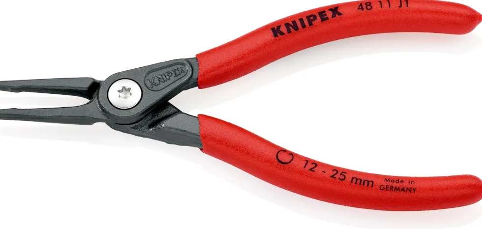 Knipex præcisions-låseringstang til indvendige ringe grå atramenteret 140 mm