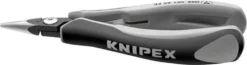 Knipex Precisions-Elektroniktång 3422130ESD 130mm, flata, runda käftar, slät gripyta