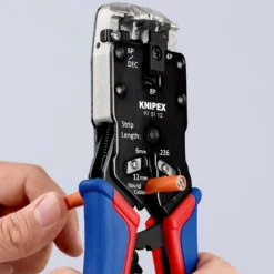 Knipex Presstång 975112 200mm, för Westernkontakt 4+6+8-polig