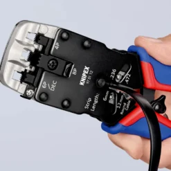 Knipex Presstång 975112 200mm, för Westernkontakt 4+6+8-polig