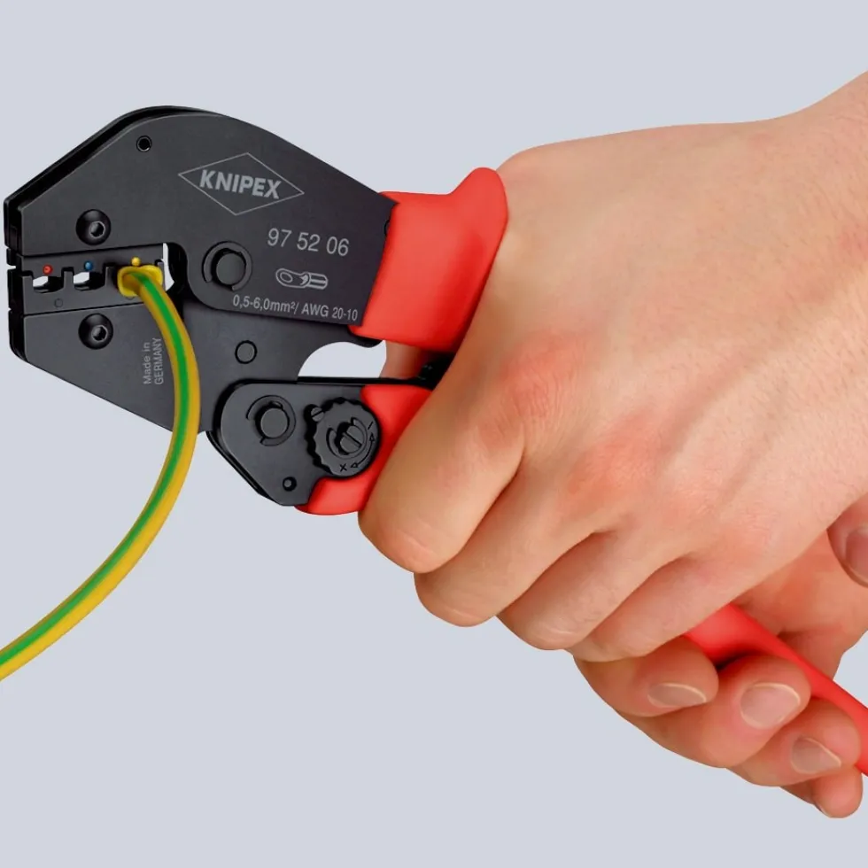 Knipex Presstång 975206 250mm 0,5-6mm², för isolerade kabelskor