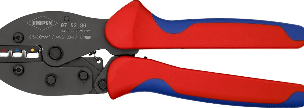 Knipex Presstång 975236 PreciForce 220mm 0,5-6mm², för isolerade kabelskor
