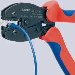 Knipex Presstång 975236 PreciForce 220mm 0,5-6mm², för isolerade kabelskor