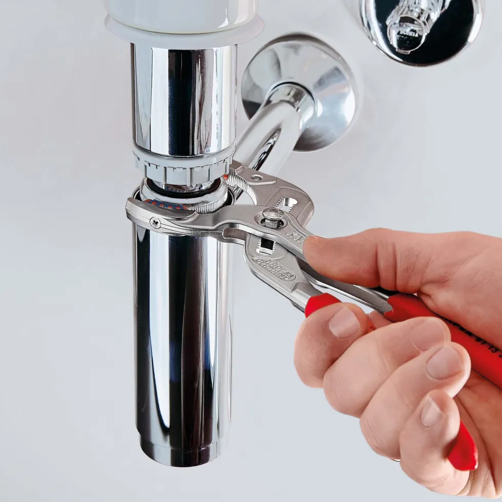 Knipex Sifon Griptång 8113250 250mm, med backar, för vattenlås & kopplingar