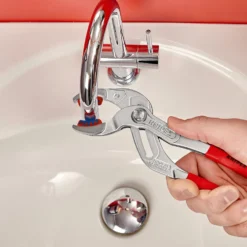 Knipex Sifon Griptång 8113250 250mm, med backar, för vattenlås & kopplingar