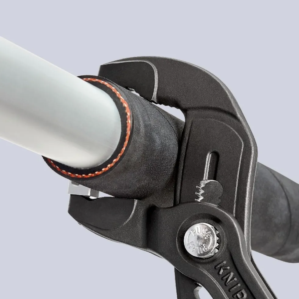 Knipex slangespændebåndstang til click-spændebånd, grå atramenteret 250 mm