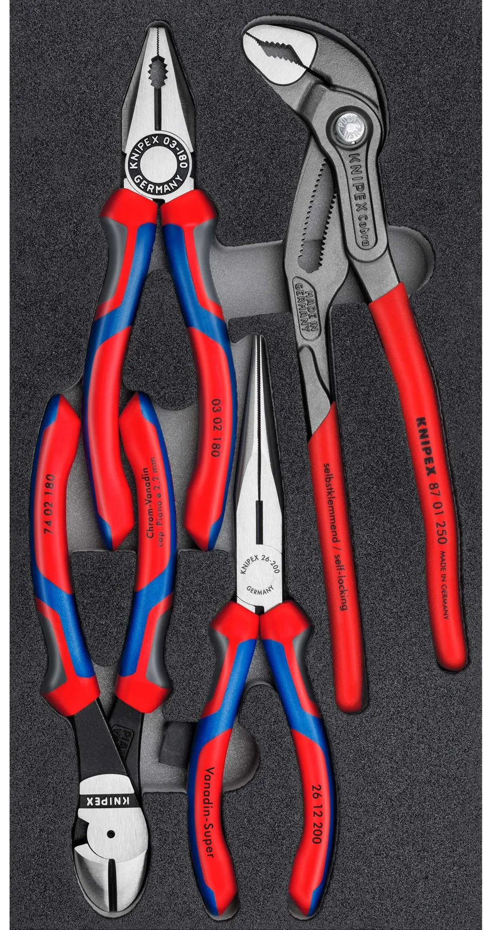 Knipex Tångset 002001V15 4 delar