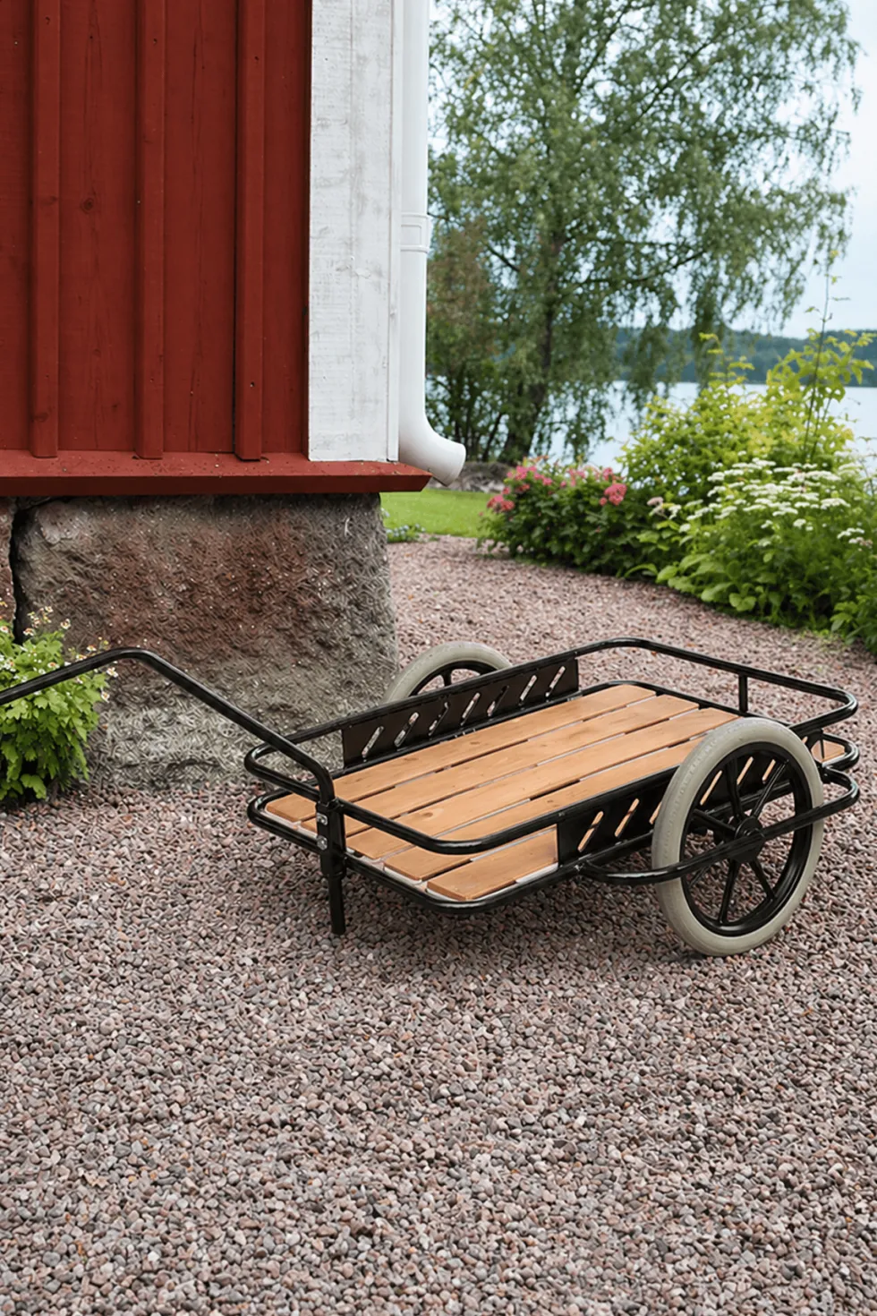 Kongamek Svart Dragkärra