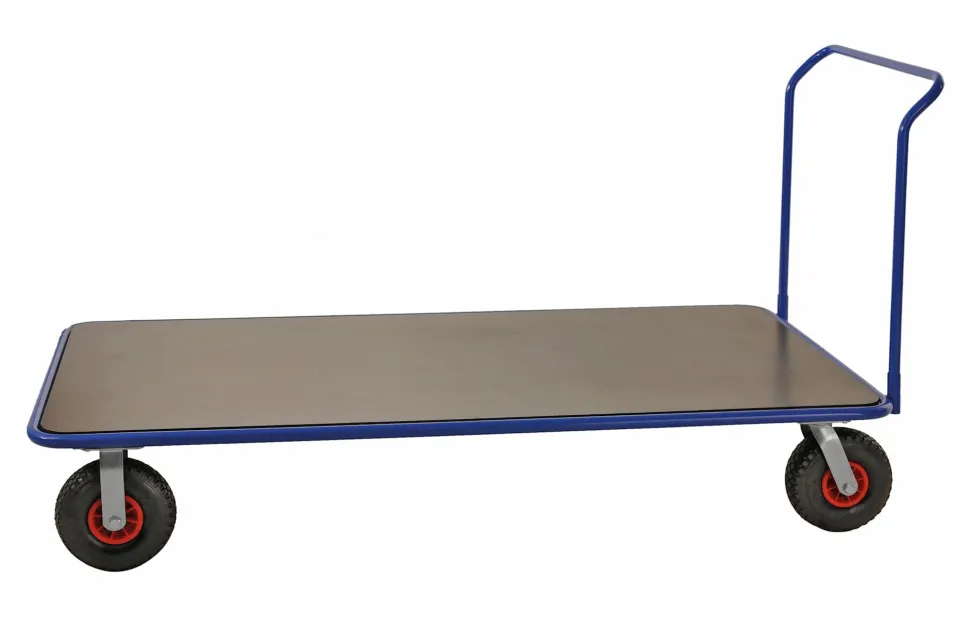 Kongamek 200 x 100 cm Blå Stor Plattformsvagn