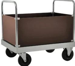Kongamek 88 x 58 cm Elförzinkad Lådvagn