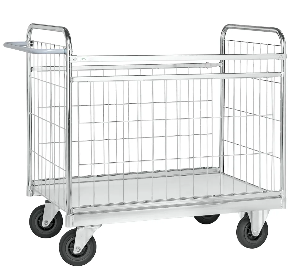 Kongamek 140 x 60 cm Elförzinkad Paketvagn