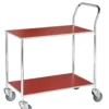 Kongamek 75,5 x 43 cm Röd Liten Bordsvagn, helsvetsad