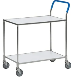 Kongamek 76 x 43 cm Vit Bordsvagn