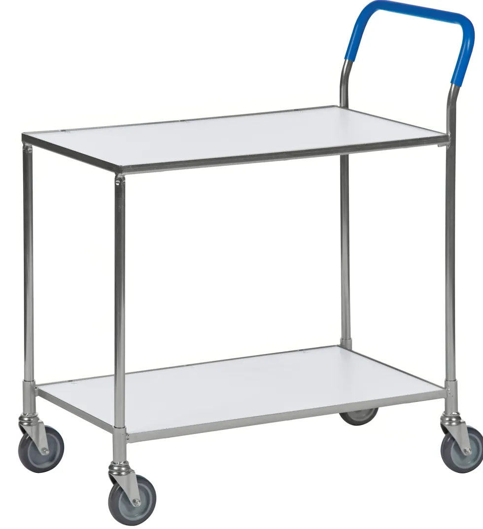 Kongamek 76 x 43 cm Vit Bordsvagn