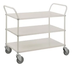 Kongamek 90 x 54 cm Vit Lätt Hyllvagn