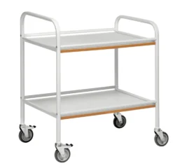 Kongamek 70 x 48 cm Vit Serveringsvagn
