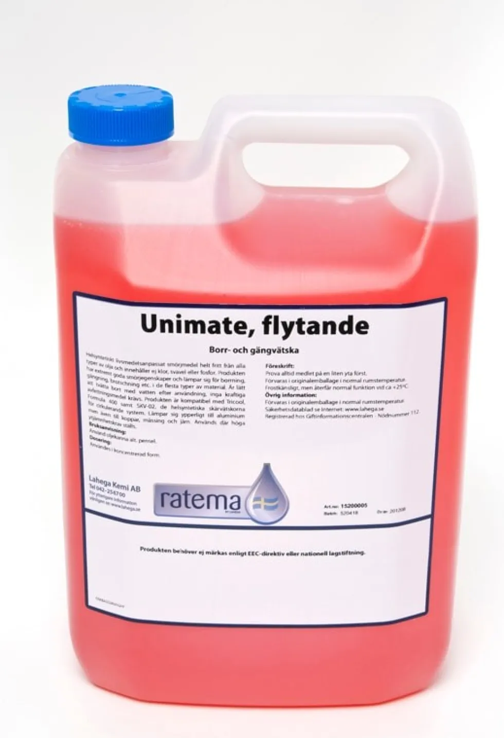 Lahega Borr & Gängvätska Unimate flytande 5 liter