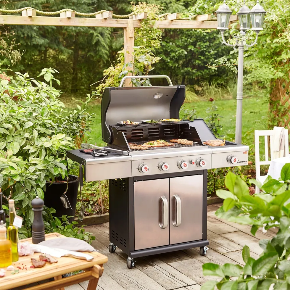 Landmann Triton maxX PTS 4.1 Stainless Steel Gasolgrill