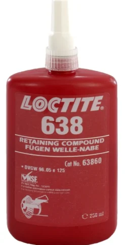 Loctite Cylindrisk fastsättning 638 50 ml Flaska