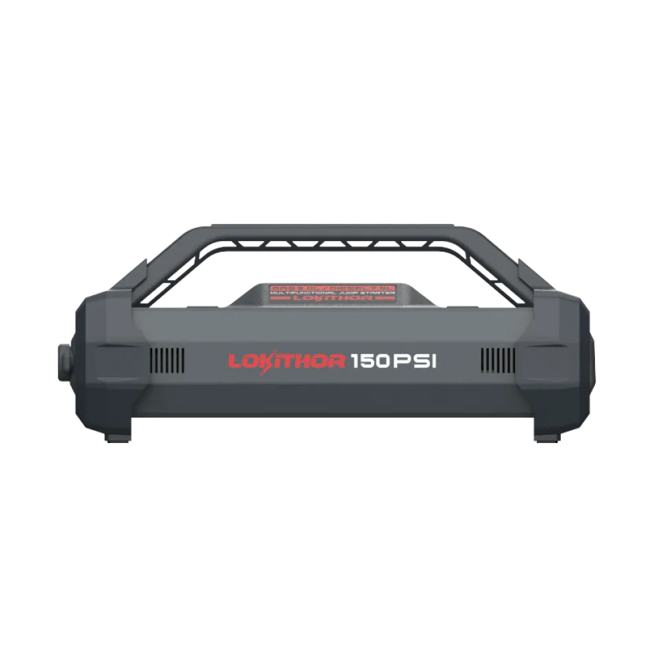 Lokithor JA302 PRO Starthjälp 3000A med kompressor, powerbank och LED-lampa