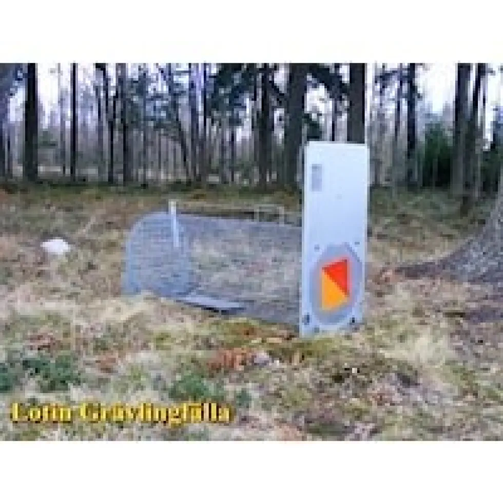 Lotin grävlingfälla Delmonterad (lös lucka)
