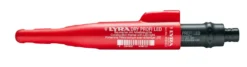 Lyra Djuphålsmärkare Dry Profi LED Graphite 12-pack inkl. märkstift 8x12st grafit + 4x12st mix, display