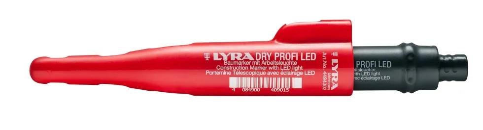 Lyra Djuphålsmärkare Dry Profi LED Graphite inkl. 1st grafitstift