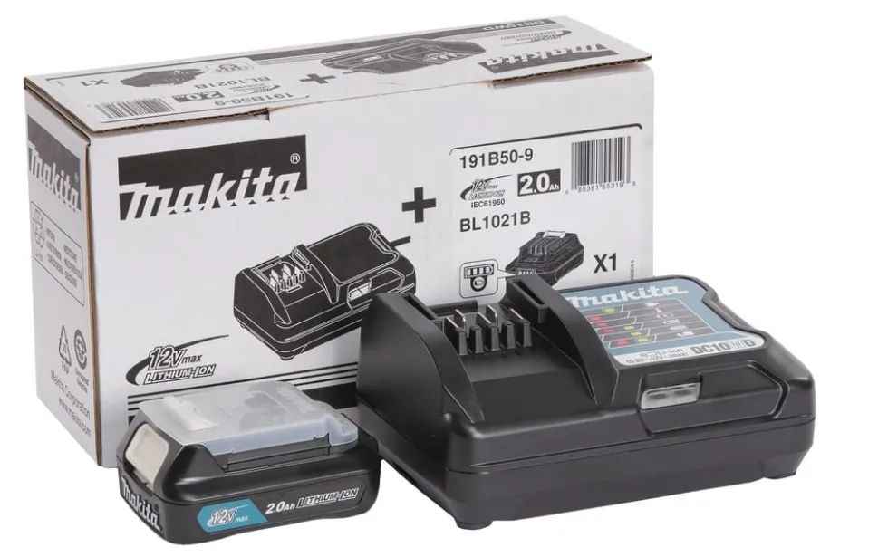 Makita Batteri & laddare Powerpack 12V 1st 2Ah