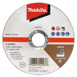 Makita Kapskiva för metall 125x1,2x22,23mm Inox WA46R Typ 41 12-pack