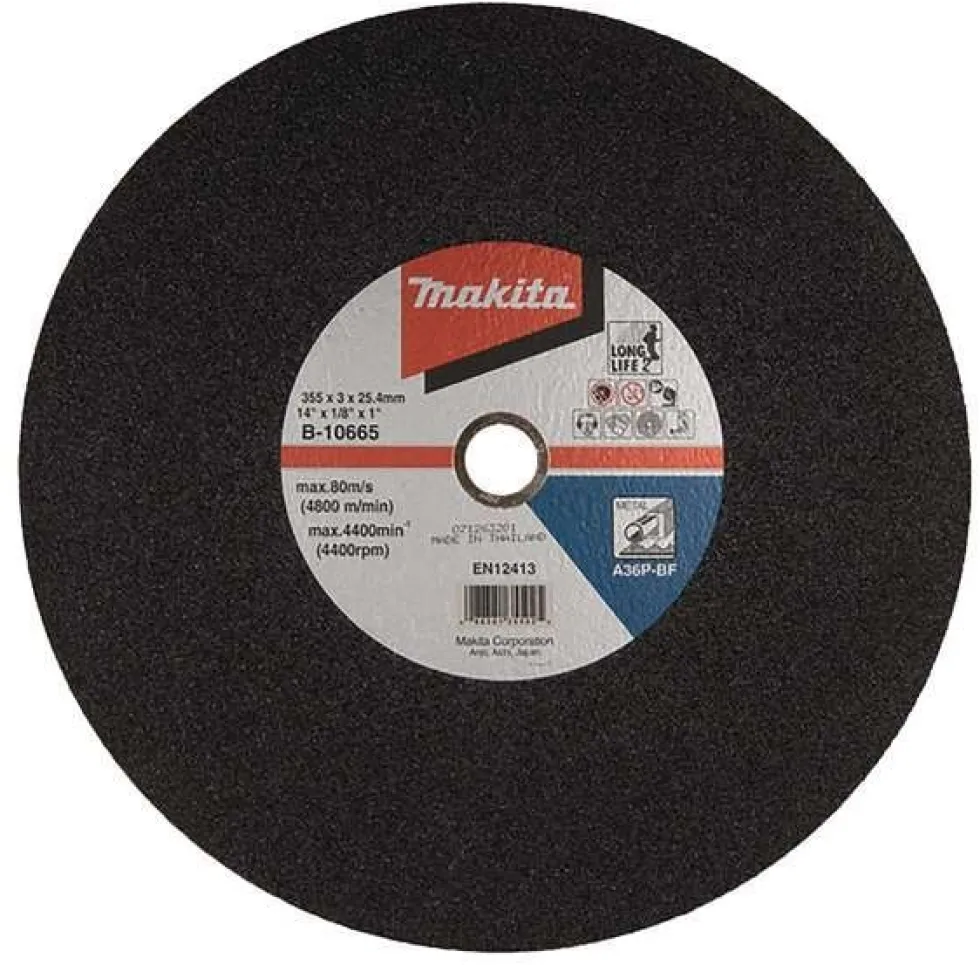 Makita Kapskiva för metall 355x3,0x25,4mm A36P Typ 41 5-pack