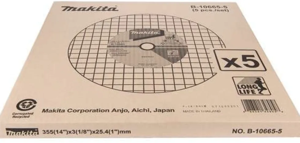 Makita Kapskiva för metall 355x3,0x25,4mm A36P Typ 41 5-pack