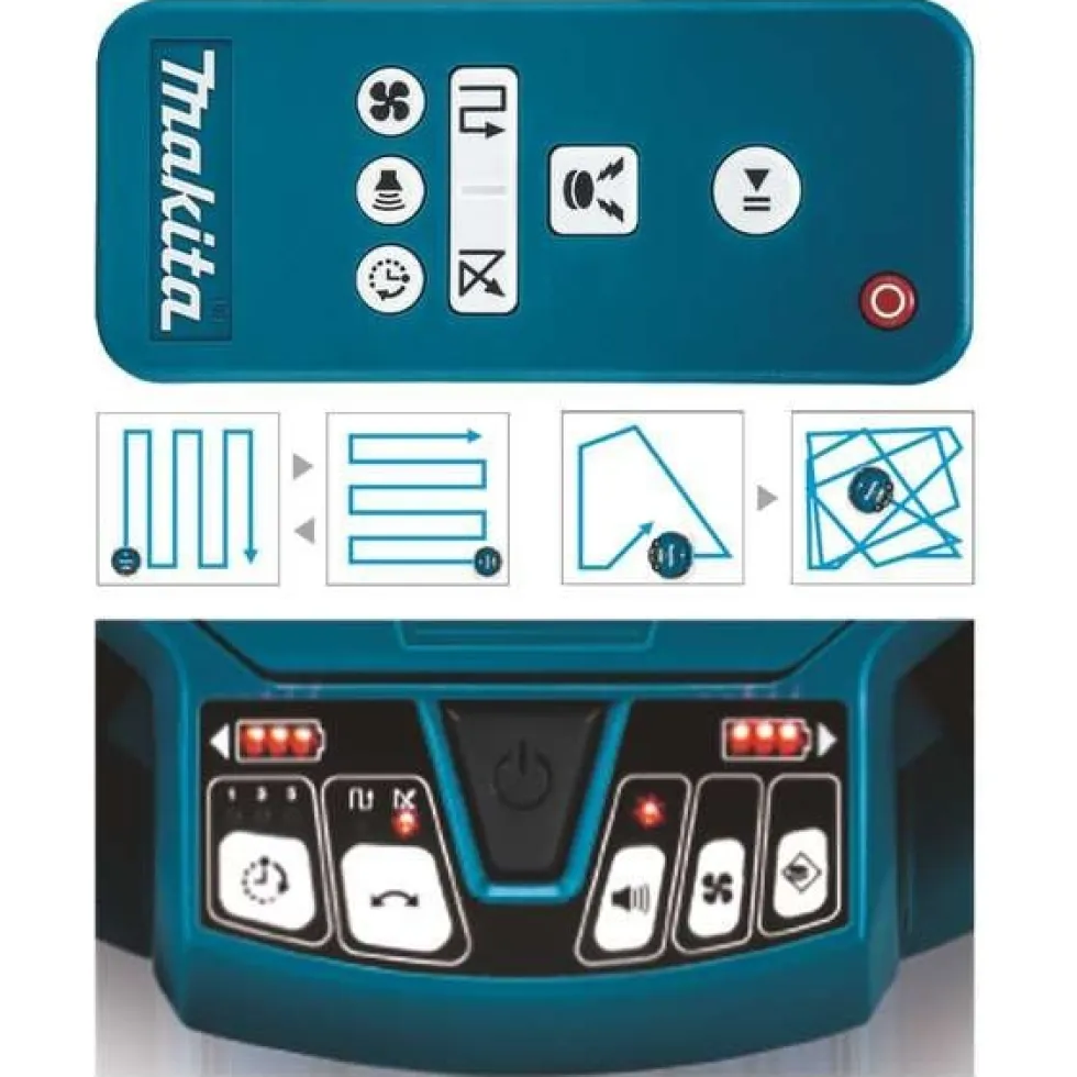 Makita Robotdammsugare DRC200Z 18V x2 utan batteri & laddare