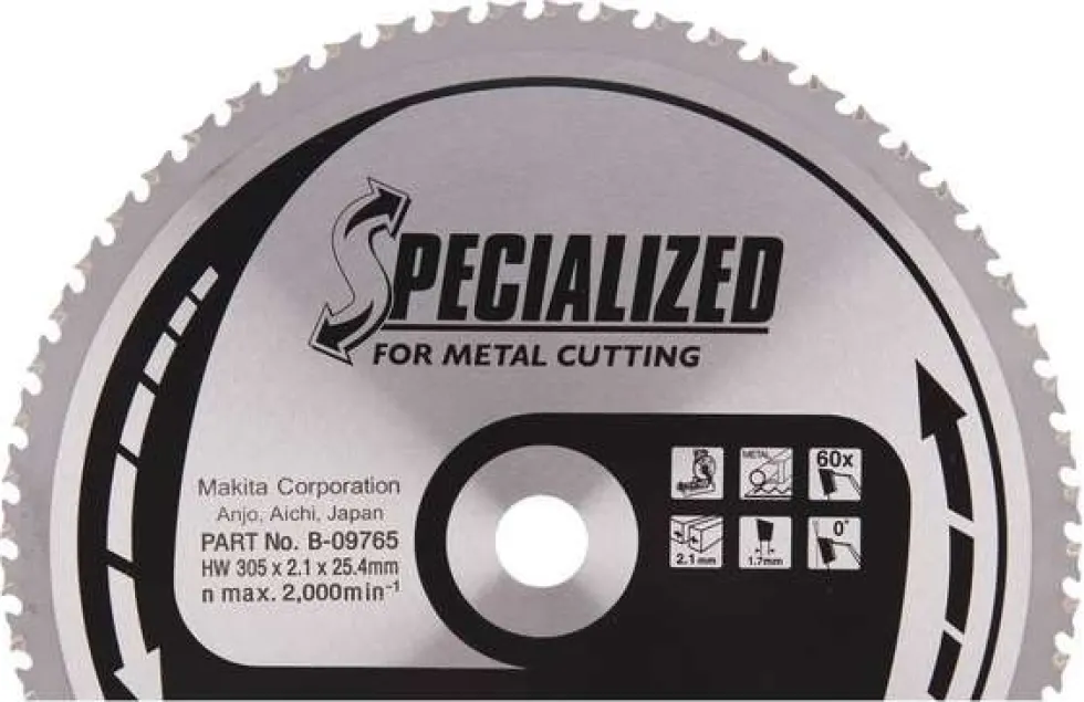 Makita Stålkapklinga B-09765 HM 305x25,4x2,1x60T