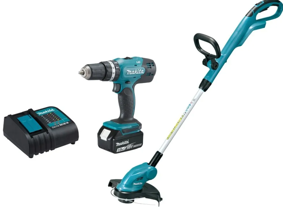 Makita Verktygssats DLX2114S 18V 2st maskiner 1st 3 Ah batteri & laddare