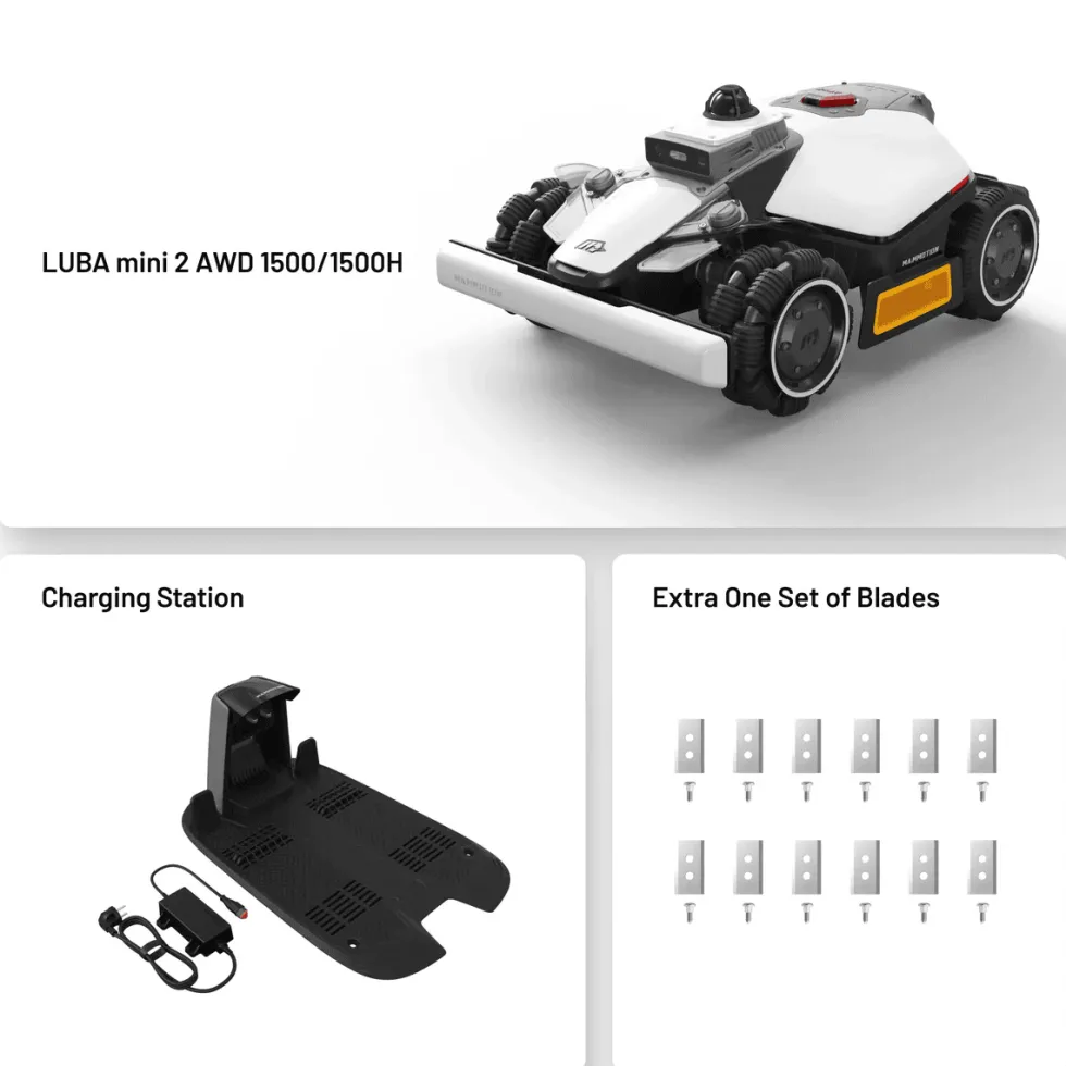Mammotion LUBA Mini 2 AWD LiDAR 1500 Robotgräsklippare