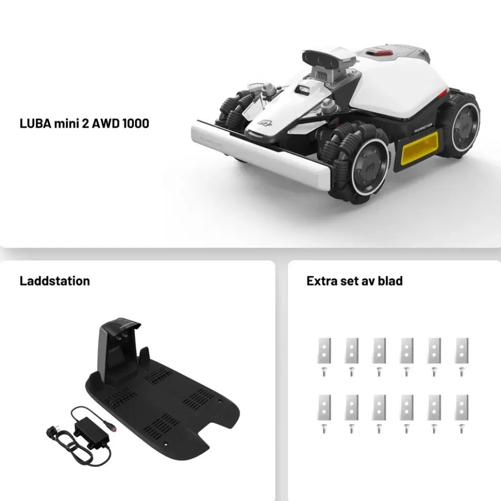 Mammotion LUBA Mini 2 AWD 1500 Pluspaket