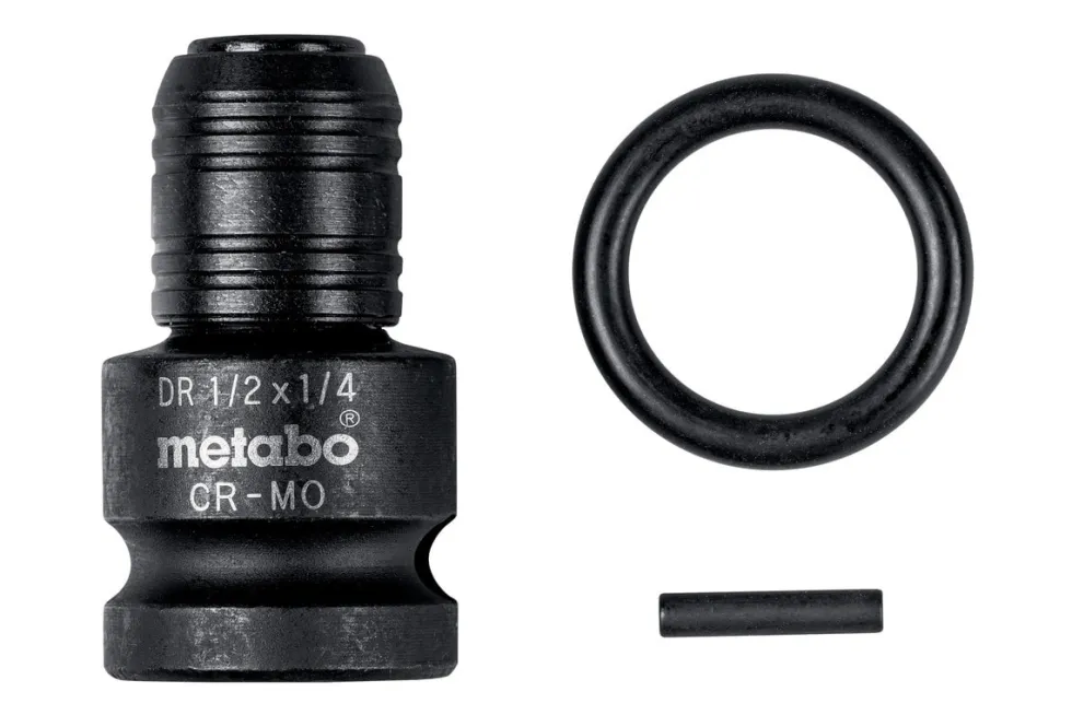 Metabo Adapter 1/2'' Till 1/4 E6,3, 3 delar, slagfast