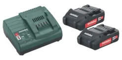 Metabo Batteripaket 18V 2x2,0Ah med laddare SC 30