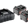 Metabo Batteripaket 18V 2x4,0Ah med laddare ASC 55