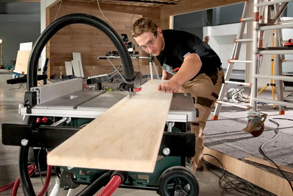 Metabo Bordsåg TS 254 med stativ & hjul