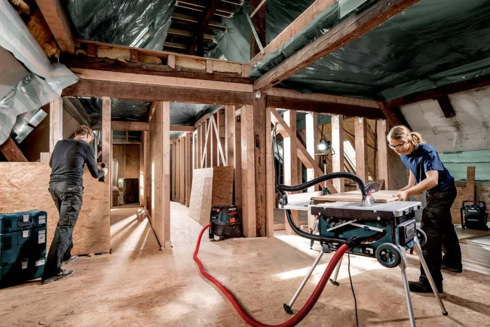 Metabo Bordsåg TS 254 med stativ & hjul