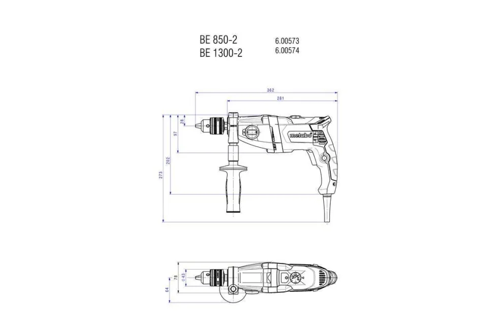 Metabo Borrmaskin BEV 1300-2