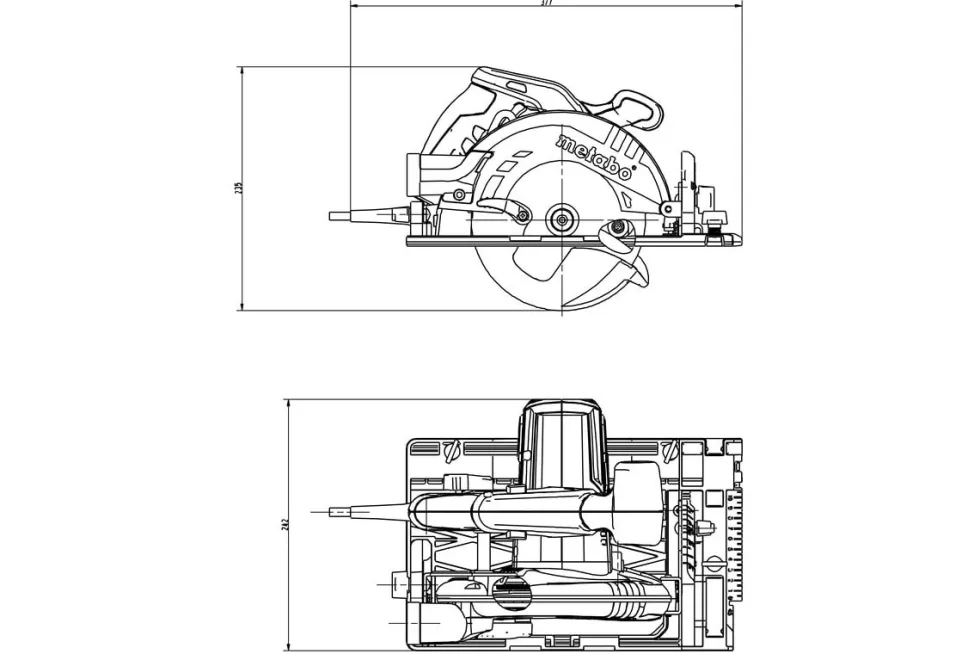 Metabo Cirkelsåg KS 55 FS