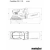 Metabo Planslip PowerMaxx SRA 12v BL Set med slipskivor utan batteri & laddare i Metabox 215