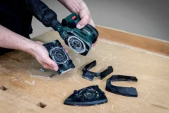 Metabo Planslip PowerMaxx SRA 12v BL Set med slipskivor utan batteri & laddare i Metabox 215